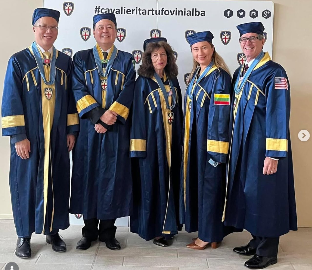International delegations in full robes