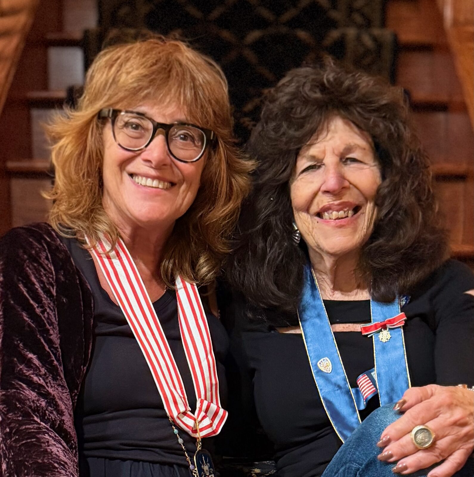 Chiara Boschis and Maestro Georgia Marsh at the Summer Solstice Chapter